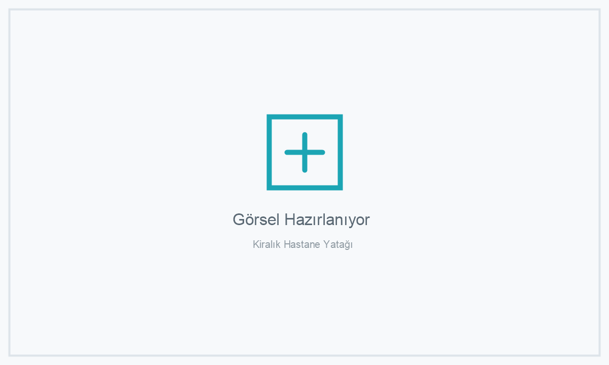 2 Motorlu Kiralık Hasta Yatağı